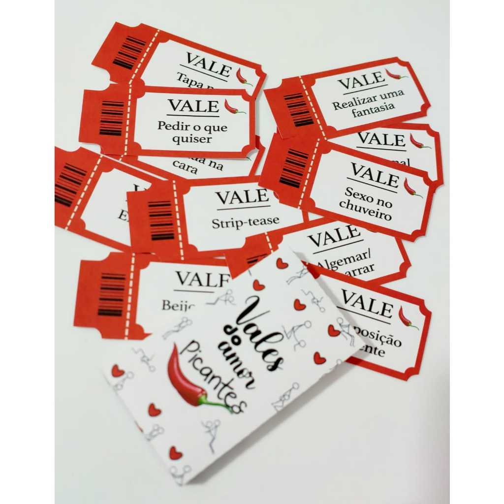 Vales do amor, tickets do amor,feliz dia dos namorados paper