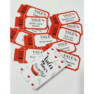 Vales do amor, tickets do amor,feliz dia dos namorados paper