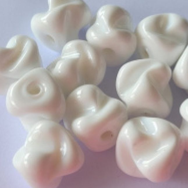 Kit C/ 3 ou 7  Unidades Firma De Murano Meteoro Branco em Oferta na Shopee