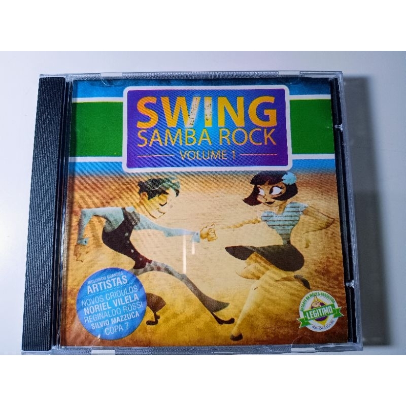 CD Swing Samba Rock - Copa 7,  Samba 4, Airton, Jorge Ben, Em Excelente Estado
