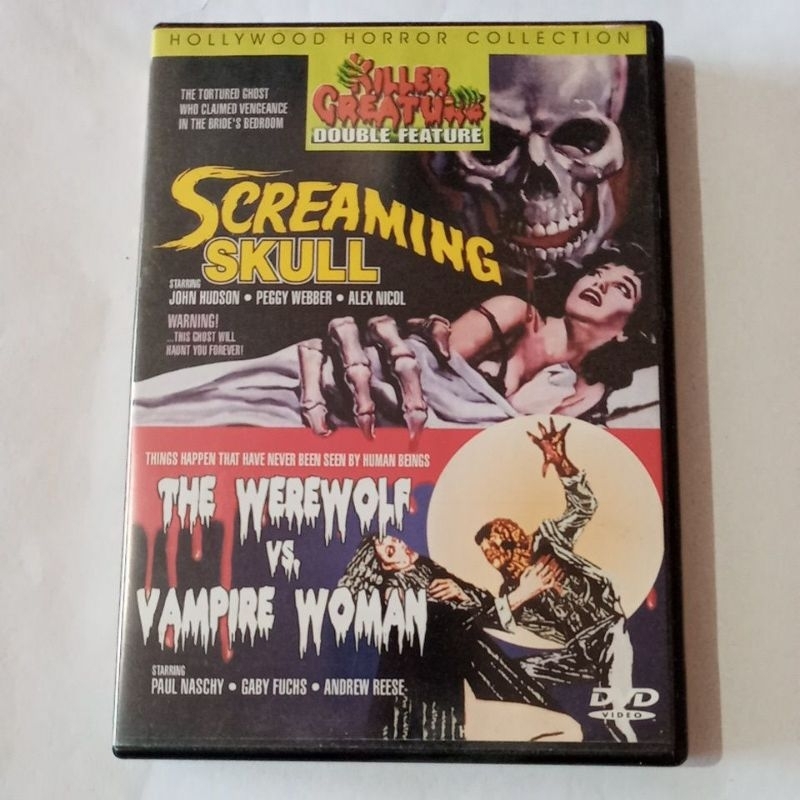 DVD O GRITO DA CAVEIRA / THE WEREWOLF VS. VAMPIRE WOMAN - 2 FILMES - IMPORTADO
