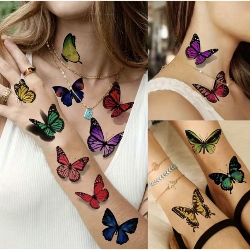 Tattoo Borboleta 3d: Onde Comprar | BuscaProdutos
