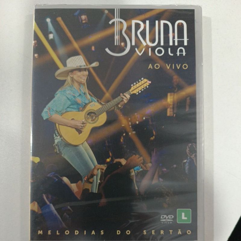 DVD BRUNA VIOLA/MELODIAS DO SERTÃO/AO VIVO.