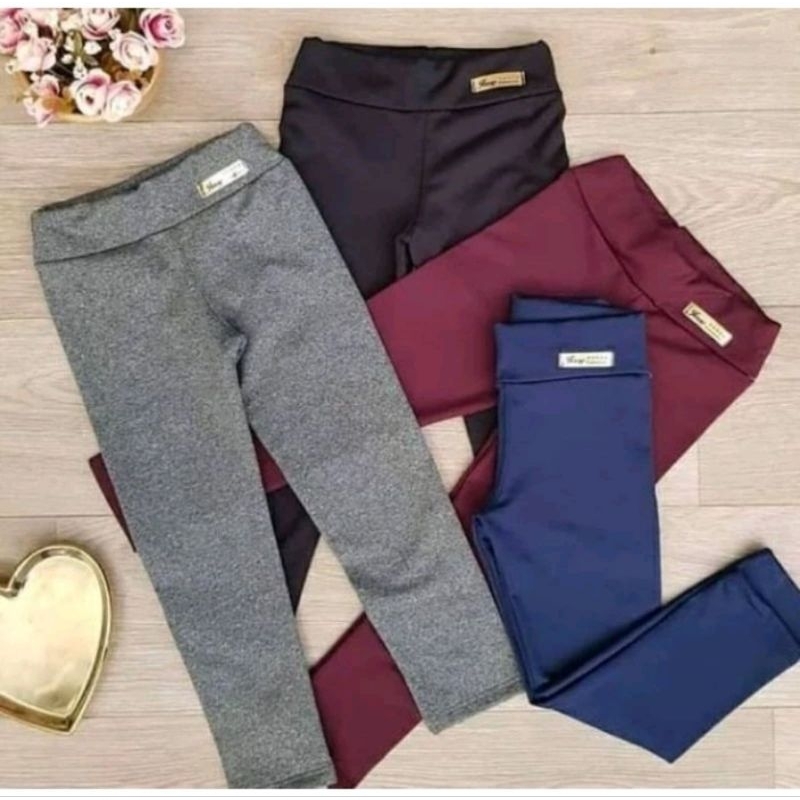 Calça Legging Infantil flanelada