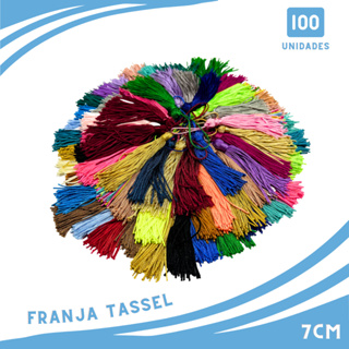 Franja Pingente Tassel De Seda - 7cm - 100pçs - Escolha A Cor em Oferta na Shopee