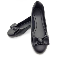 Sapatilha Feminina Bico Redondo Rasteirinha Preta Sandália Confortável Macia Feminino Casual Elegante Moda