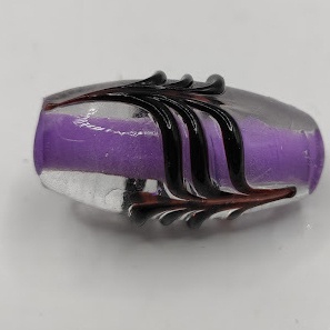 Kit C/ 3 ou 7  Unidades Firma De Murano Azeitona Cristal Escama Preto/Roxo em Oferta na Shopee