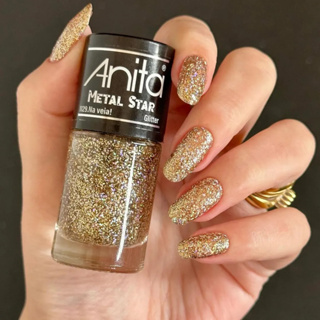 Esmalte Anita - NOVA COLEÇÃO METAL STAR - 1129 Na Veia - 10ml em Oferta na Shopee
