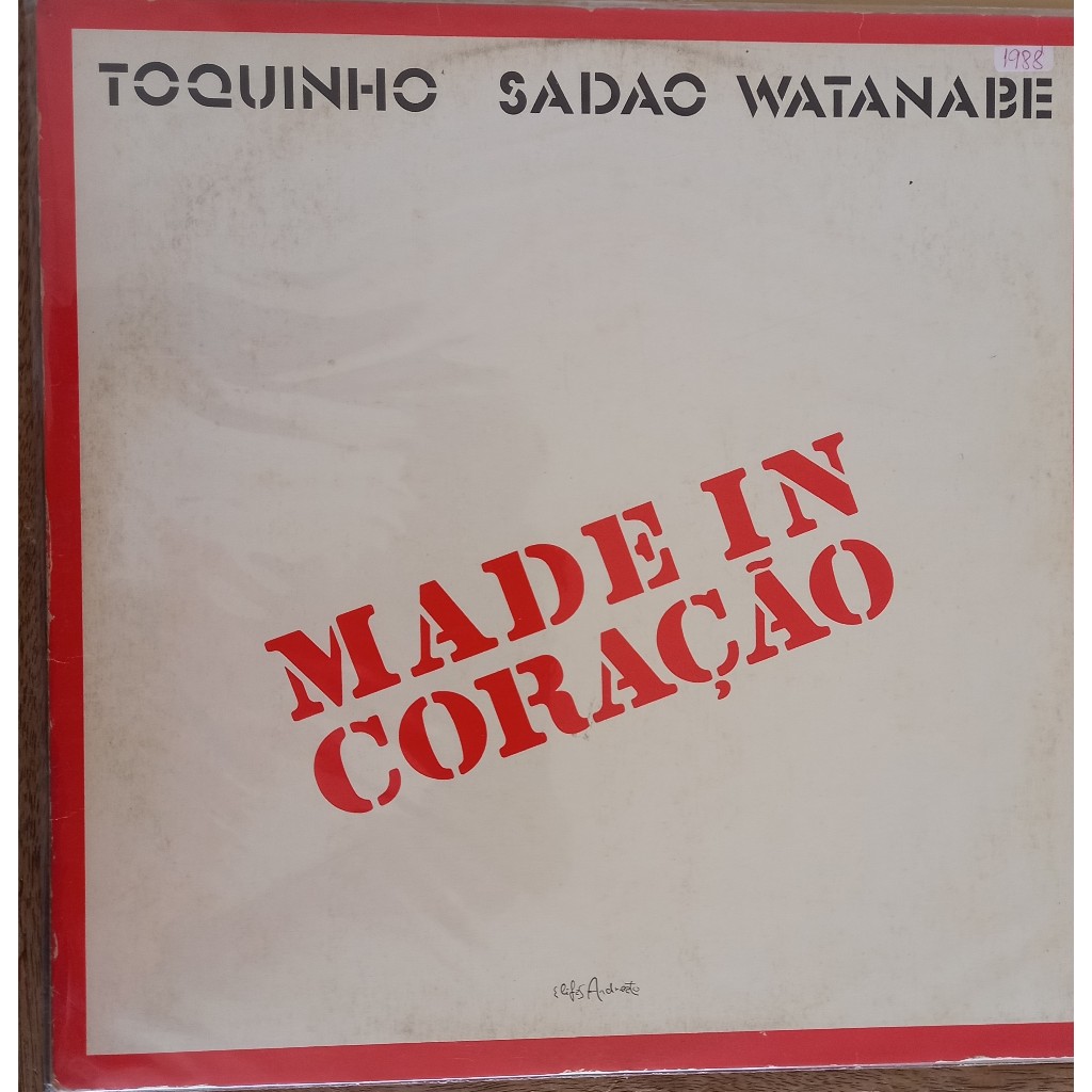 LP Toquinho / Sadao Watanabe Made In Coração