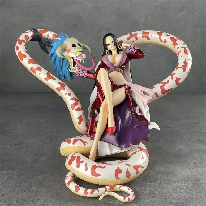 Action Figure Boa Hancock - One Piece - Boneco da Imperatriz Pirata - Figura de Ação Cobra Salome