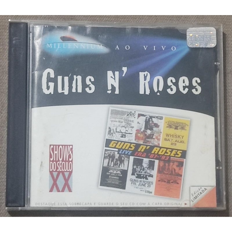 CD - Guns n Roses -Live Era: '87-'93 é um álbum ao vivo da banda Guns N' Roses, CD duplo
