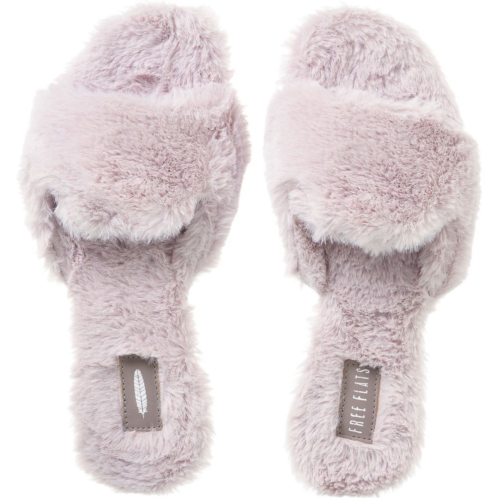 Pantufa Pelúcia Feminina Confortável Super Macia Cinza Adulto e Infantil