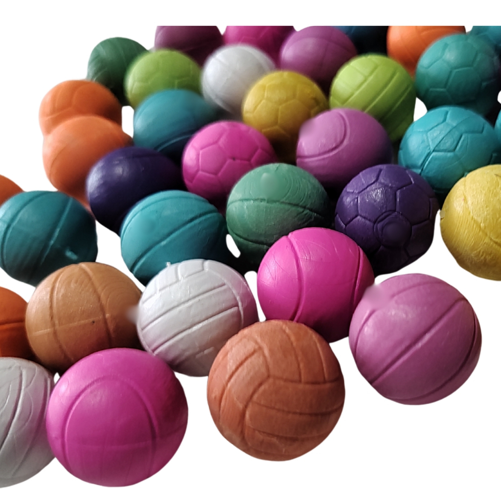 Kit 40 Bolinhas Pula Pula 27mm Diversas Cores em Oferta na Shopee