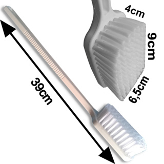 Escova de Banho Lavar Esfregar Costas Cabo Grande Longo Macia em Oferta na Shopee