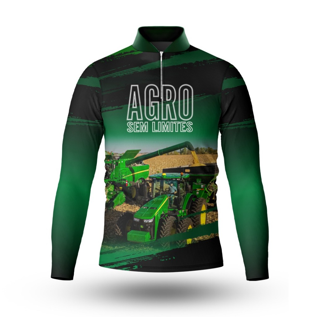 Camisa Camiseta Agro Infantil Agricultura Proteção Uv50+ em Oferta na Shopee