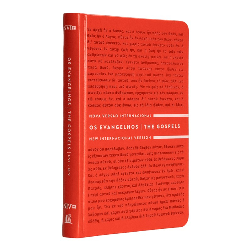 Os Evangelhos | Bilíngue | NVI | Letra Grande | Capa Dura em Oferta na Shopee