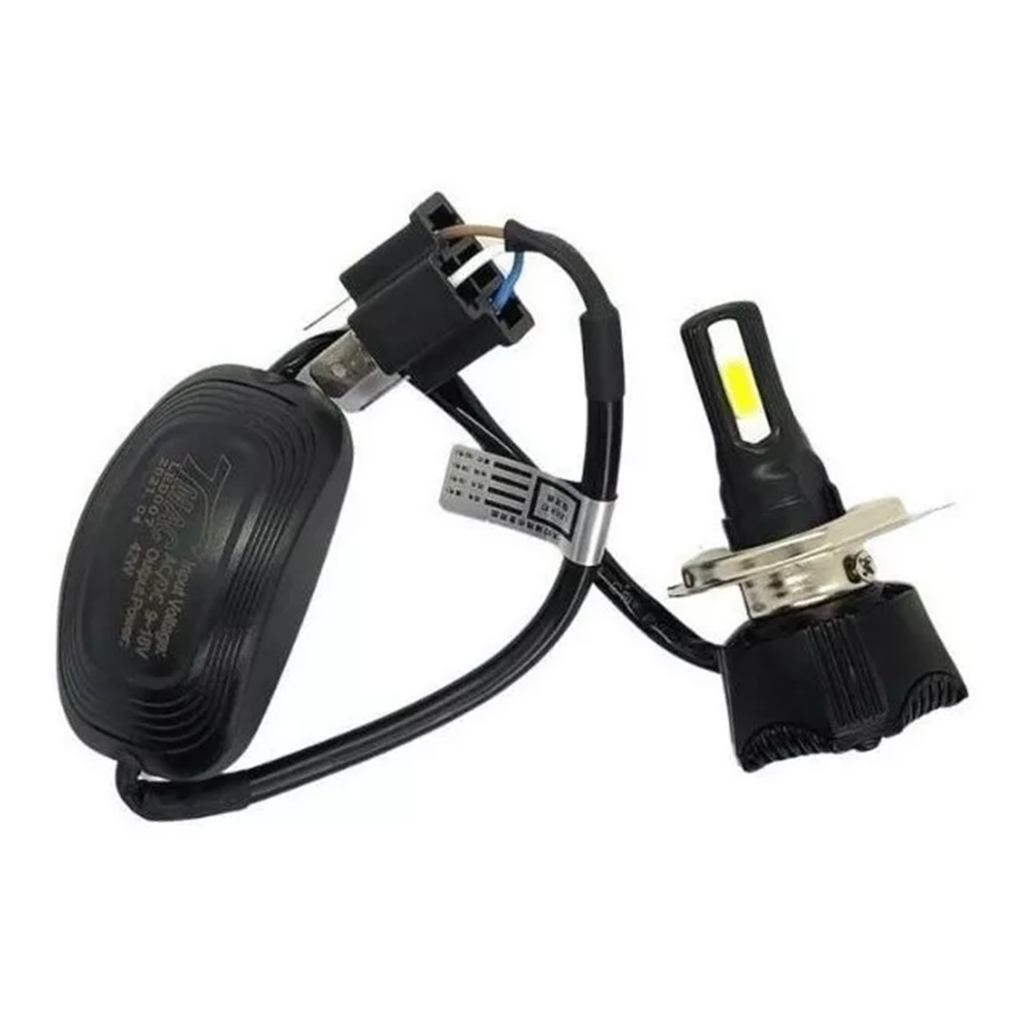 Lâmpada Led Moto Farol Tmac H4 42w 4 Leds 4600 Lumens Reator