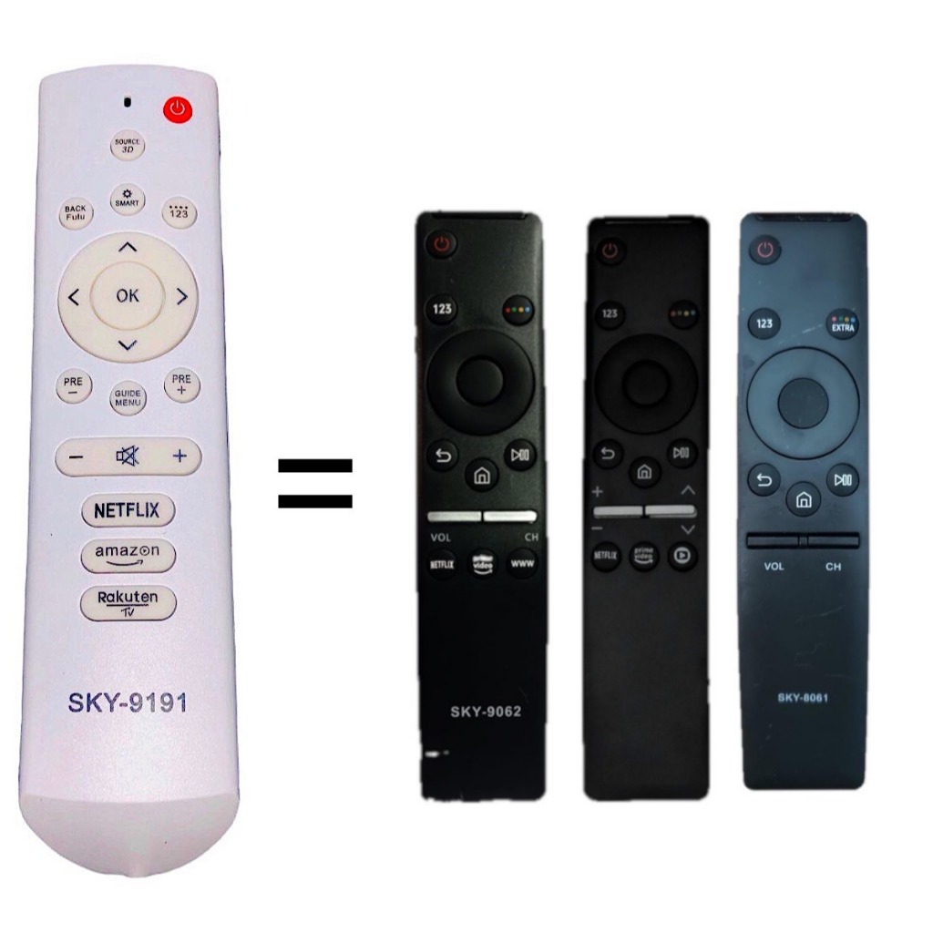 Controle Compativel Tv Monitor Samsung 4K LED Teclas Globoplay Amazon e Netflix