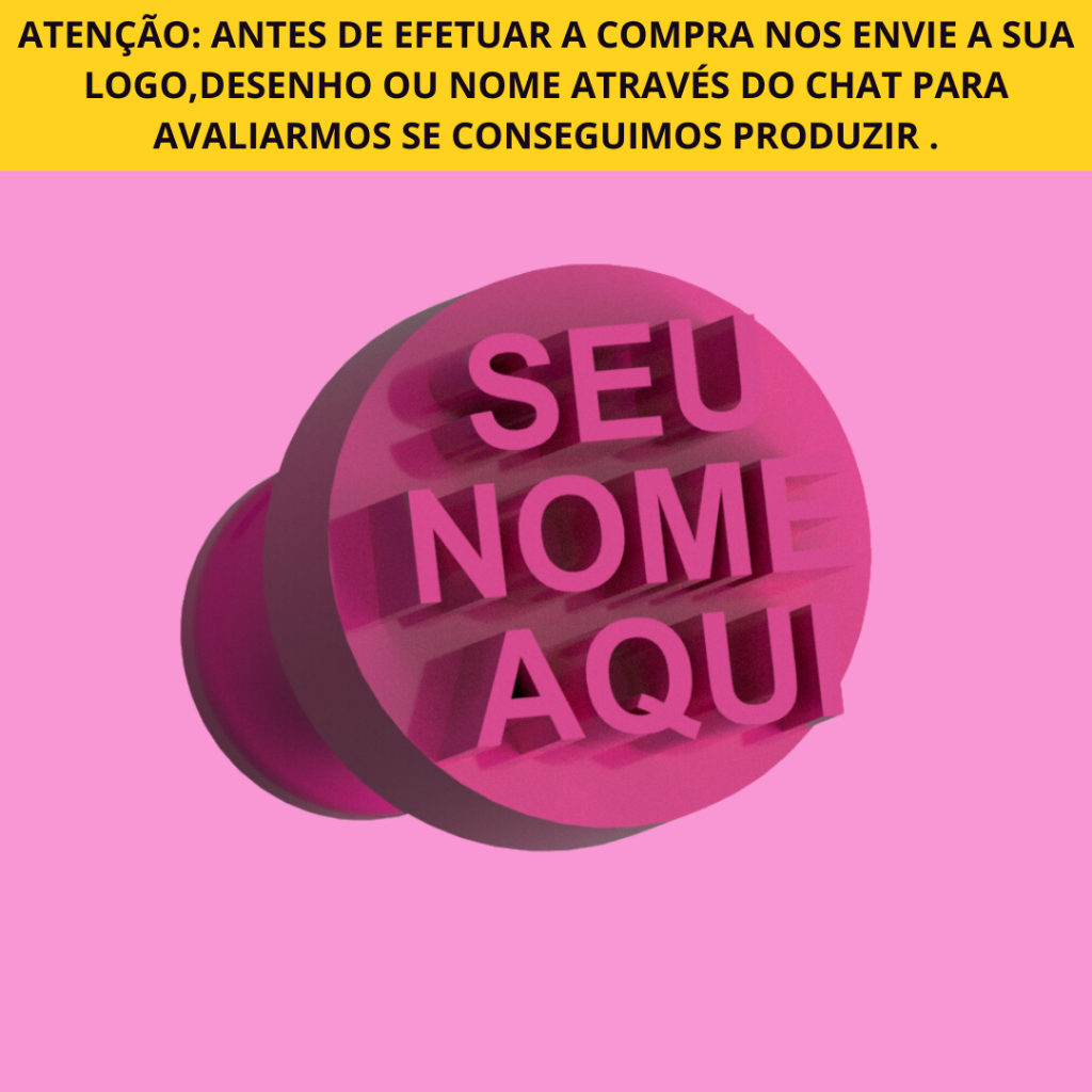 Carimbo para Docinhos Personalizado com Nome