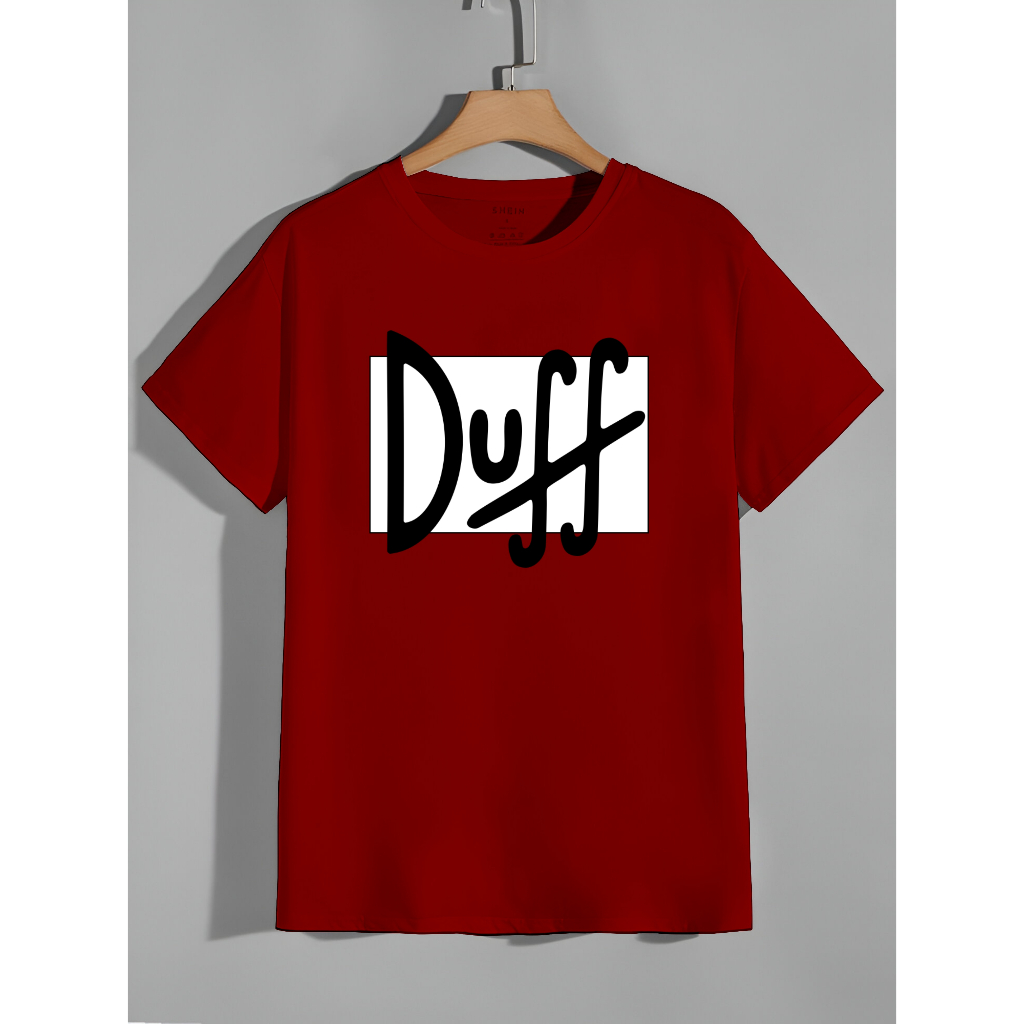 Camiseta Duff 100% Algodão Seriado Simpsons Homer Bart