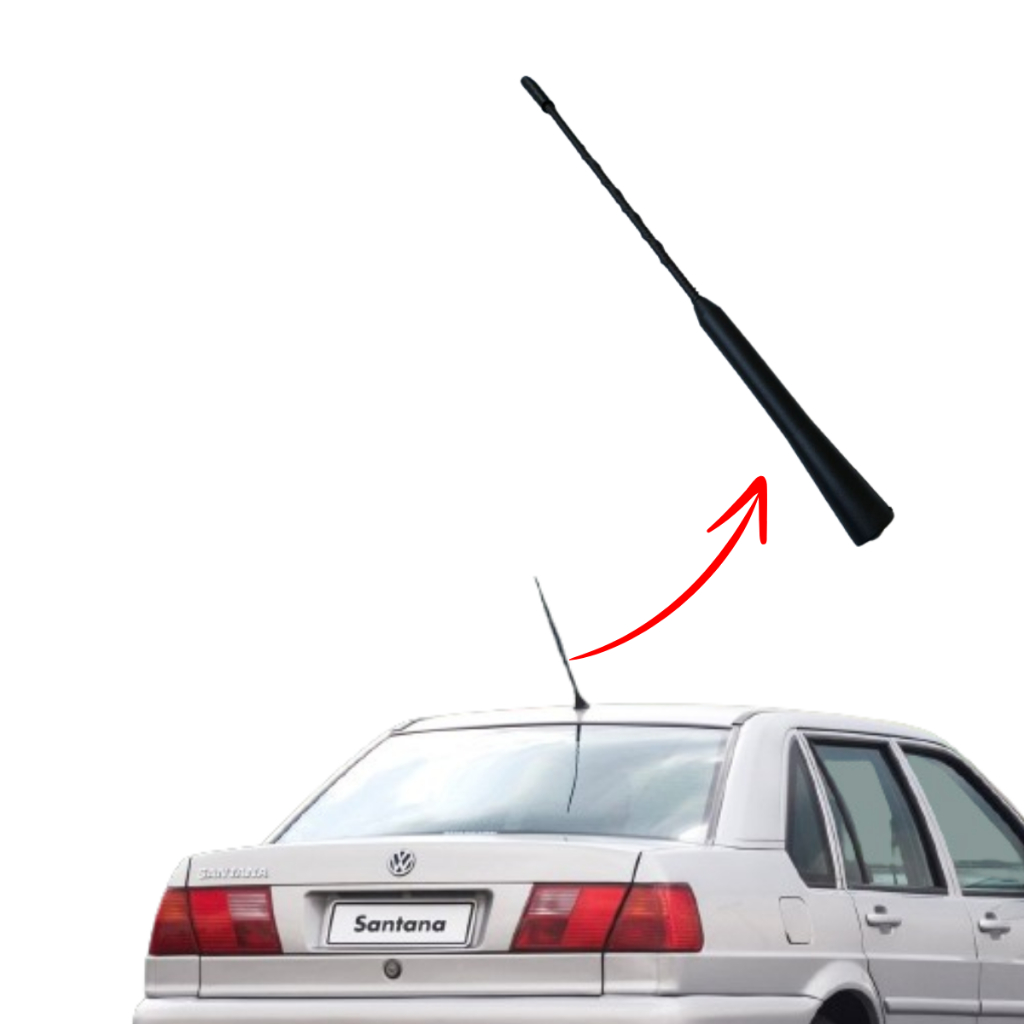 Haste antena teto rádio Volkswagen Gol quadrado Santana 2000
