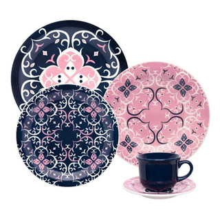 Aparelho de Jantar e Chá 30 Peças Oxford Mail Order Hana em Oferta na Shopee