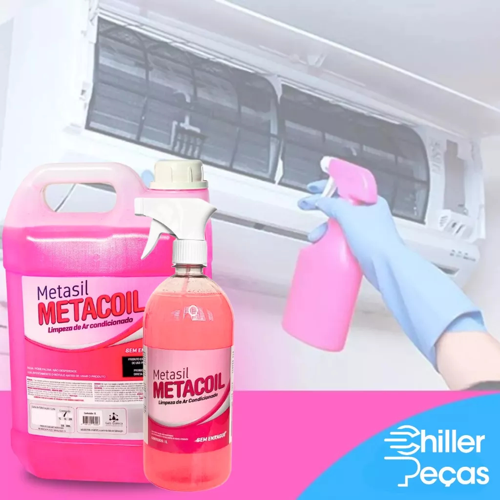 Limpeza Ar Condicionado Metasil Sem Enxague Metacoil 1 Litro Biodegradável