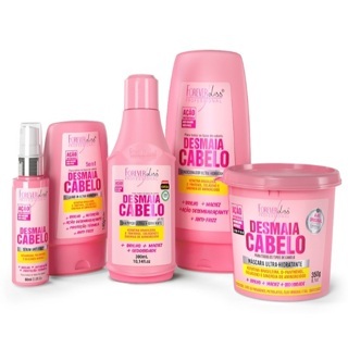 Kit Desmaia Cabelo 5 Produtos Completo Forever Liss