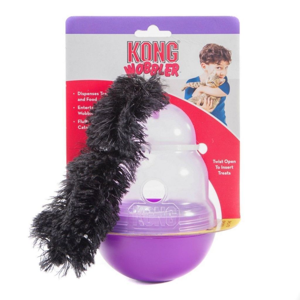Brinquedo João Bobo Recheável Para Gatos Cat Wobbler Kong
