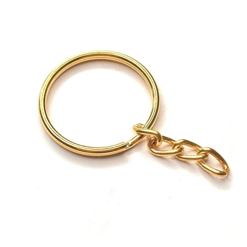 50 Pçs Argolas Para Chaveiro+50 Pcs Elo 8mm  tigre