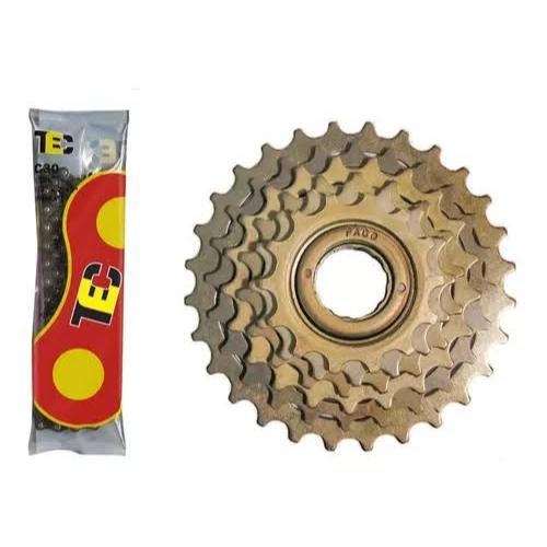 Catraca Roda Livre 6v Roda Livre 6v 18v 14-28 Corrente 6v