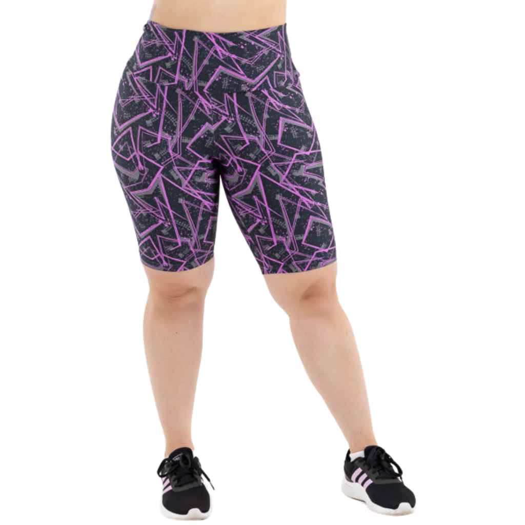 BERMUDA FEMININA ESTILO CICLISTA ACADEMIA DE MALHAR Envio rápido