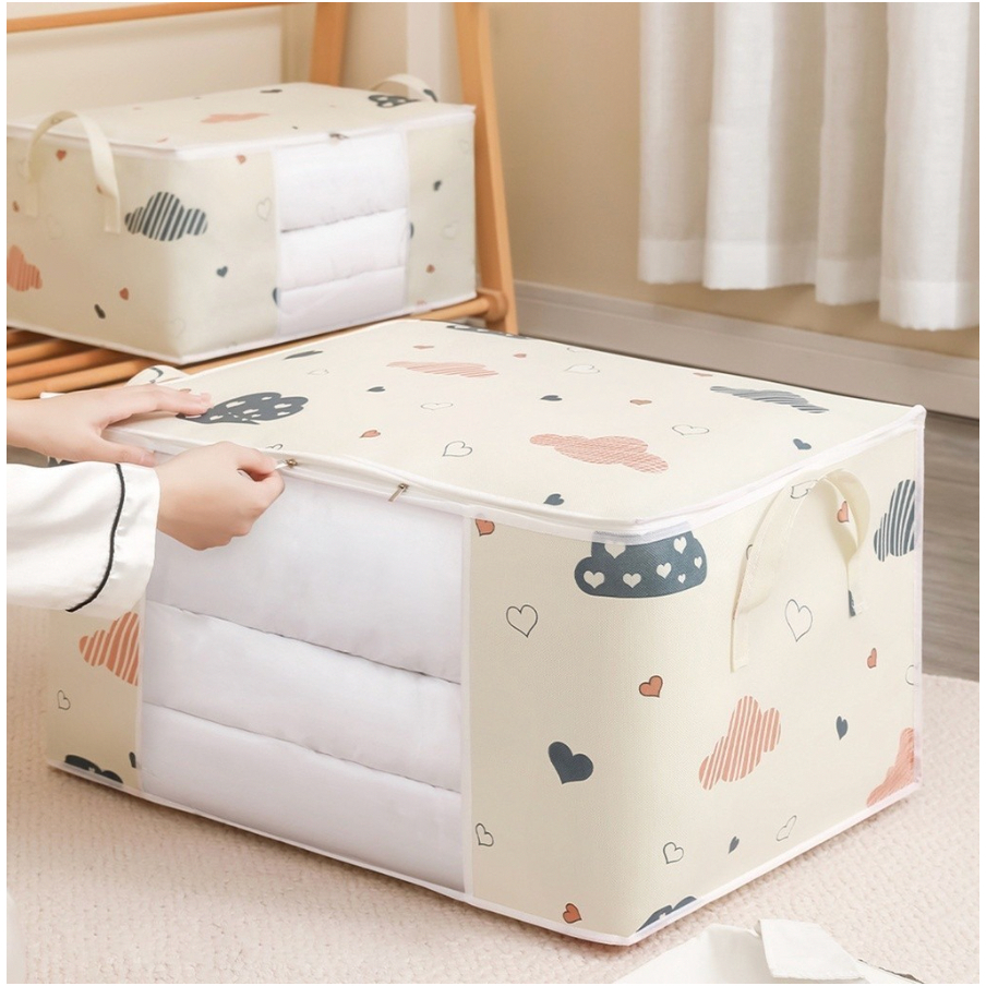 Caixa Organizadora Flexível Closet Roupa Cobertor Casacos Armário