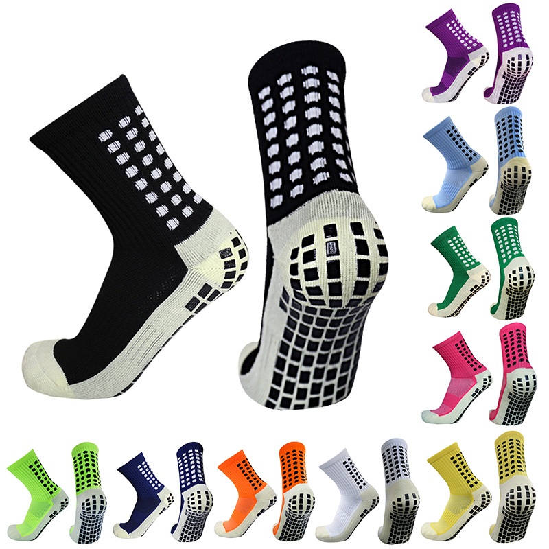 Meias De Futebol Esportivas Masculinas E Femininas Basquetebol De Fundo De Silicone Antiderrapante LuLuChi