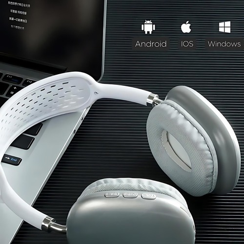 Fone De Ouvido P9 Bluetooth Headphone Sem Fio Over-ear Air resistente e confortavel - detalhe