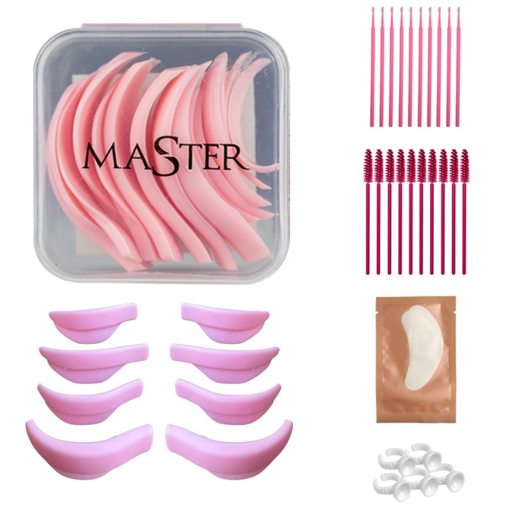 Pads Silicone 7 Pares Master Molde Russo Cílios Lash Lifting