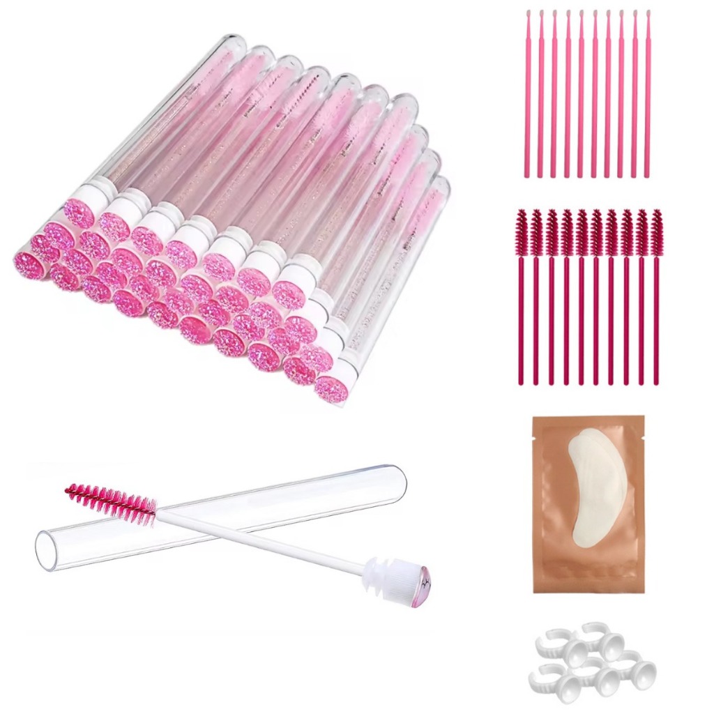 Kit 12 Tubos Tubete Com Escovinha De Cílios P/ Mimo Master