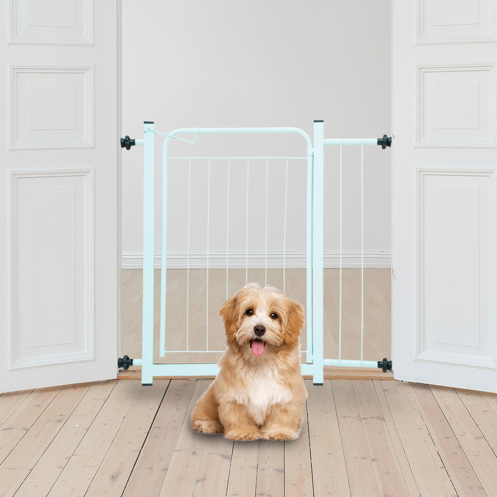 Portão Segurança Pet Grade Proteção 68cm Cães Bebês Acompanha Extensor de 10 Envio Imediato - Gudim