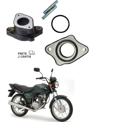 Coletor De Admissão Para Moto Honda Cg 125. Today. Titan KS/ES. Fan 125.
