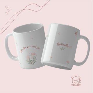 Caneca Delicada Frases em Oferta na Shopee