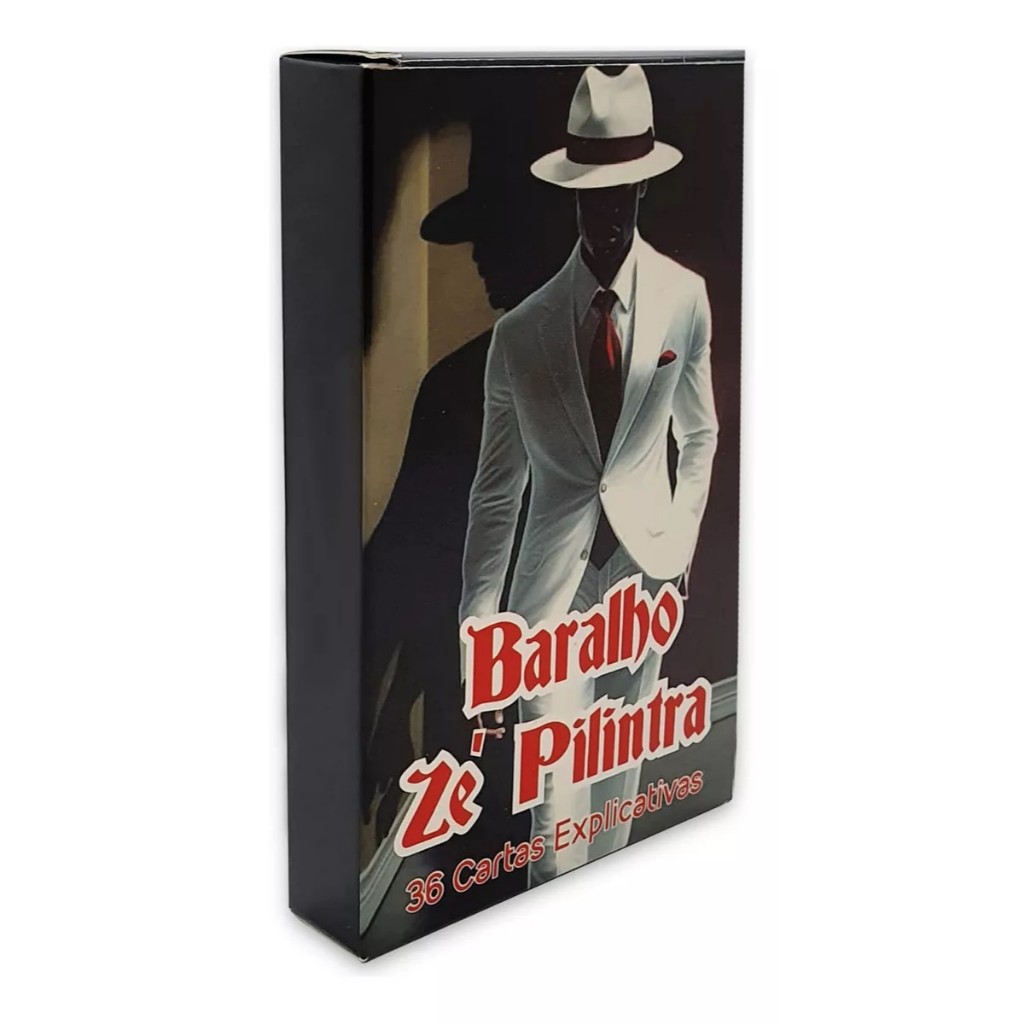 Baralho Tarot Seo. Zé Pilintra 36 Cartas Explicativas PLASTIFICADO LUXO