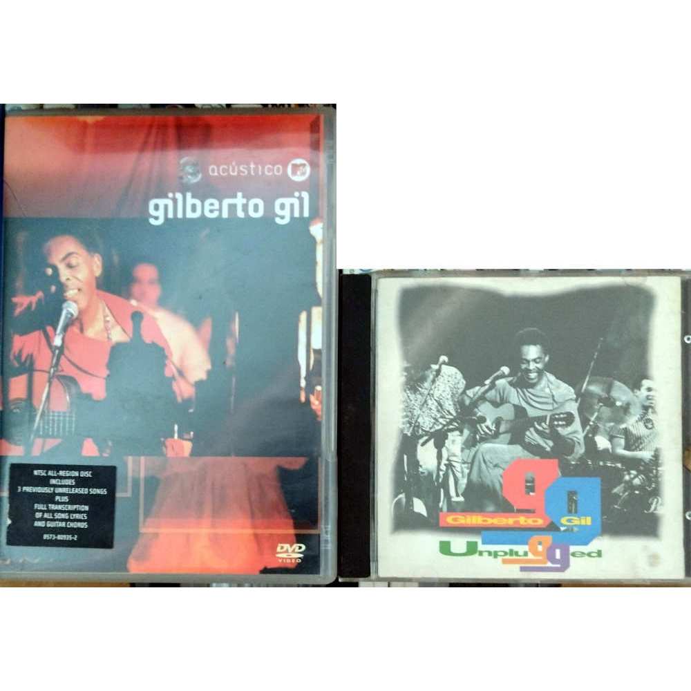 CD + DVD Gilberto Gil Acústico MTV (DVD alemão com Cifras)