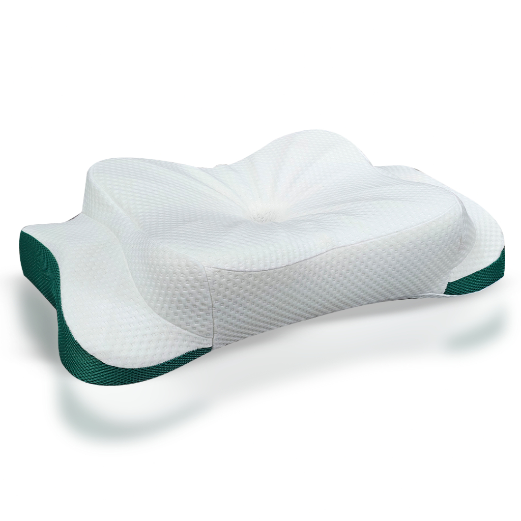Travesseiro Vitasono Alto 57x37x14 cm Butterfly Cervical Ortopédico Viscoelástico Latex Top Fix
