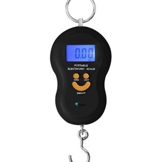 KIT ATACADO 10 UN Balança Digital de Mão Portátil Gancho Bagagem Pescaria Mala Peixe Até 50kg