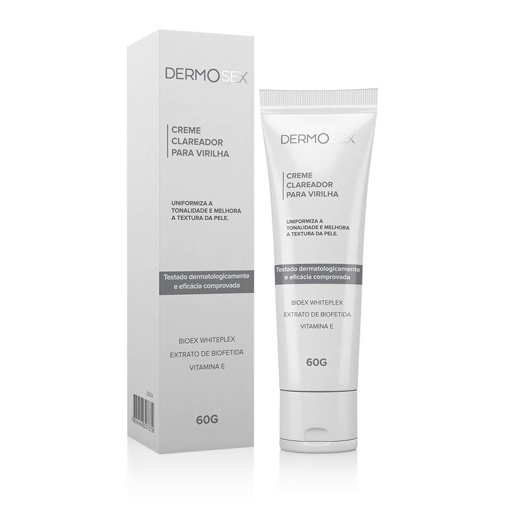 Creme Clareador Íntimo Feminino 60g Dermosex | Clareia Axilas, Virilha e Pele Escura