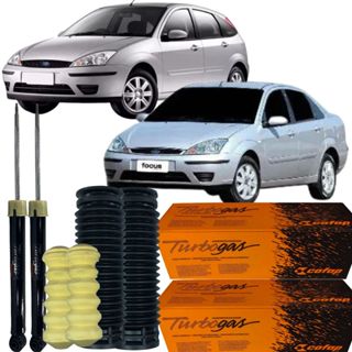 Kit Amortecedor Batente Coifa Traseira Focus 2000 Á 2008 em Oferta na Shopee