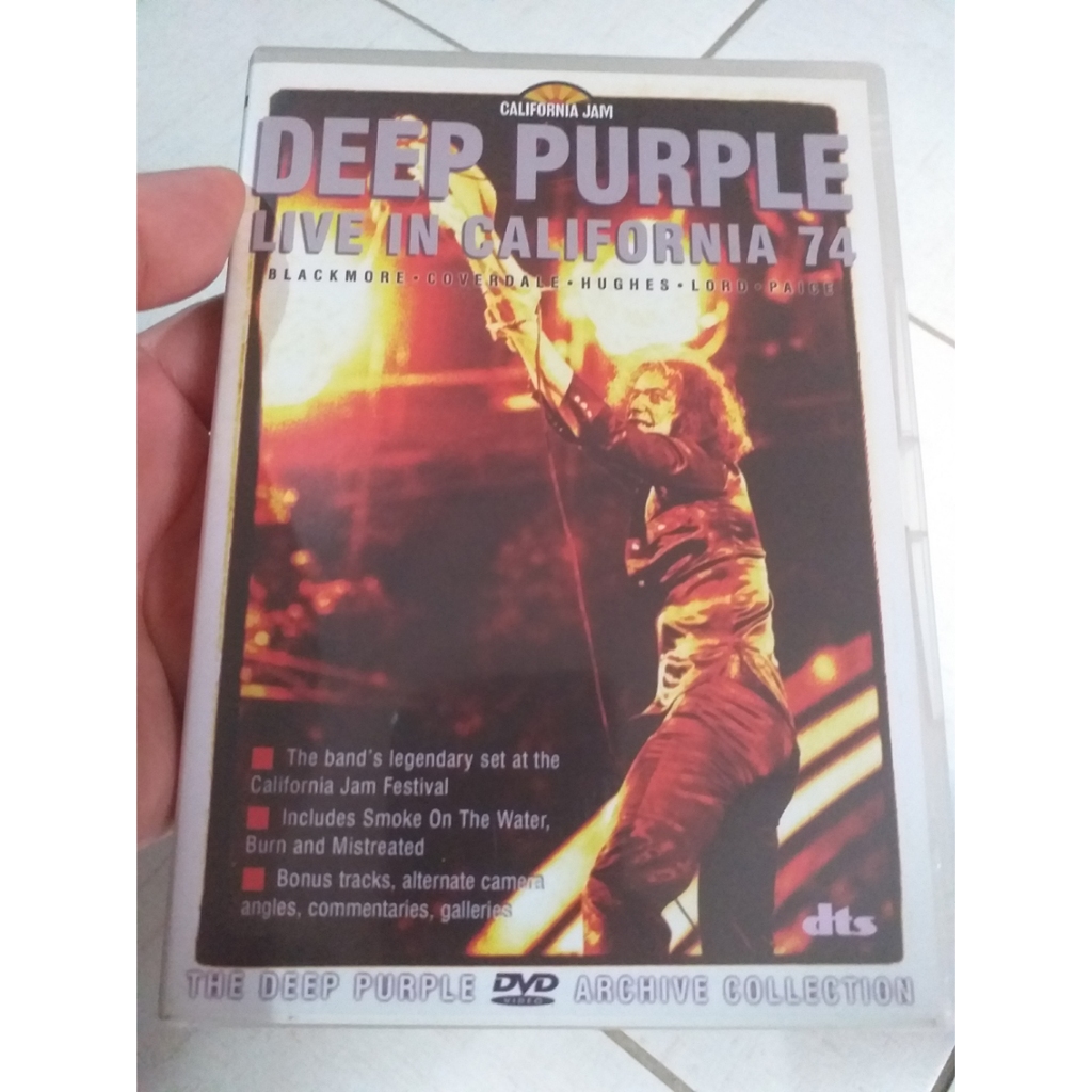 Deep Purple Dvd Live In California Jam 74 Nacional Whitesnake Glenn Hughes