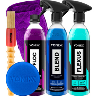 Kit Shampoo V-Floc Cera Blend Limpador e Renovador de Plásticos Flexus Vonixx em Oferta na Shopee