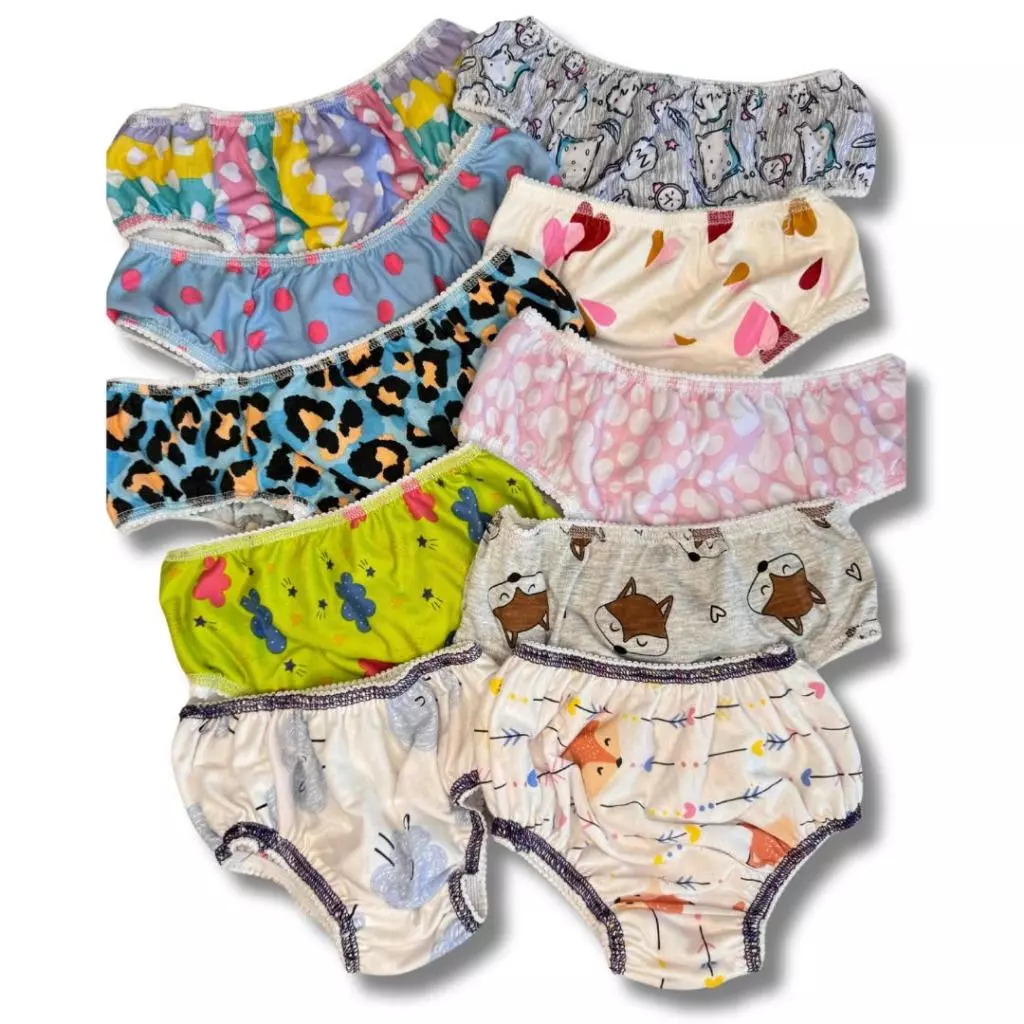 kit com 10 Calcinha infantil Kids — imagem 1