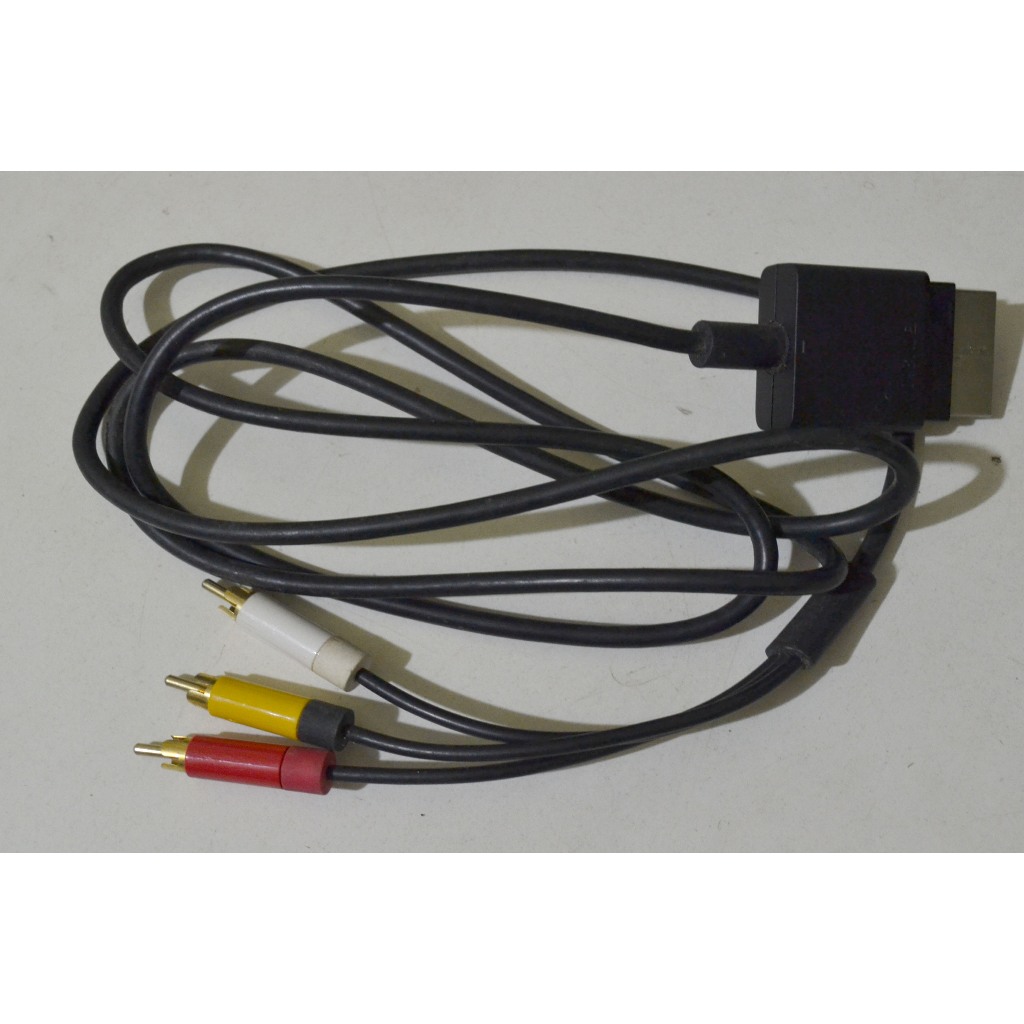 Cabo Av Xbox 360 Slim Original Microsoft Usado